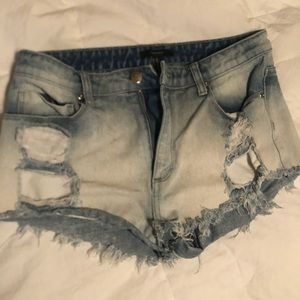 Forever21 High Waisted Jean Shorts